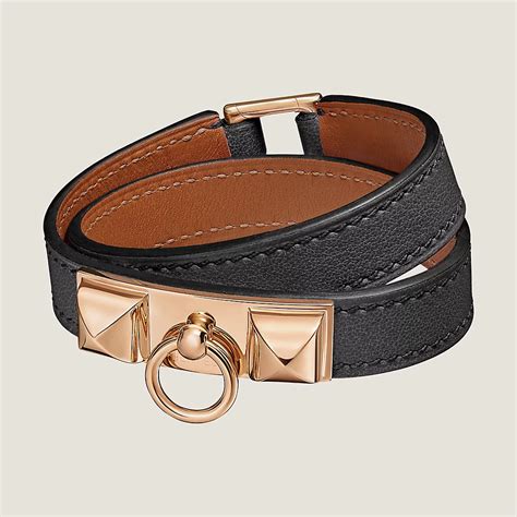 bracelet hermes rivale|hermes rivale double tour bracelet.